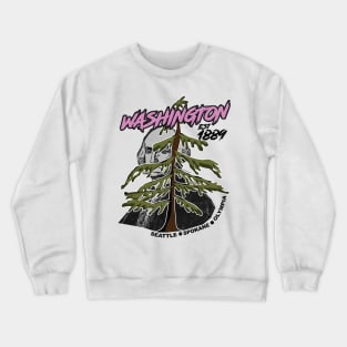 Washington State Graphic T-Shirt Crewneck Sweatshirt